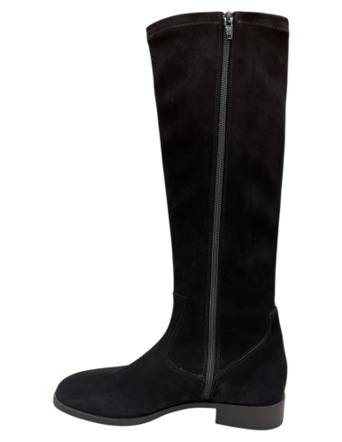 Stivale donna in camoscio elasticizzato con tacco 3 cm | Artigianale Made in Italy| Bettin Calzature