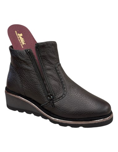 Stivaletto donna super comfort in cervo nero con plantare estraibile | Bettin Calzature