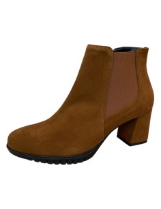 Stivaletto donna camoscio coloniale con tacco 5 cm | Bettin Calzature