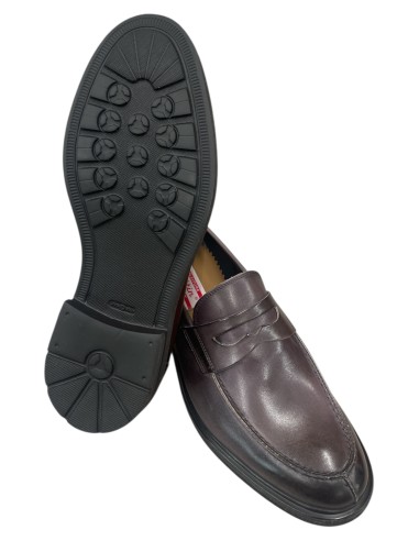 Mocassino uomo vitello anticato grigio e testa di moro | Betting Calzature