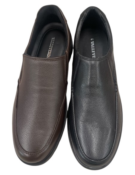 Scarpa uomo senza lacci pelle martellata Valleverde | Bettin Calzature