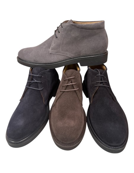 Stivaletto uomo allacciato in camoscio ultralight Made in Italy – Betting Calzature