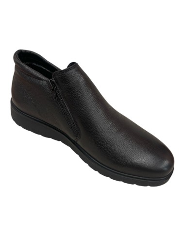 Stivaletto uomo Valleverde in pelle martellata con doppia zip | Bettin Calzature