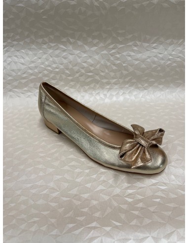 Ballerina Laminato Oro Donna – Pelle Sfoderata – Bettin Calzature