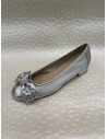 Ballerina Laminato argento Donna – Pelle Sfoderata – Bettin Calzature