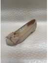 Ballerina Donna in Pizzo Beige con Dettagli in Camoscio – Elegante e Leggera – Bettin Calzature