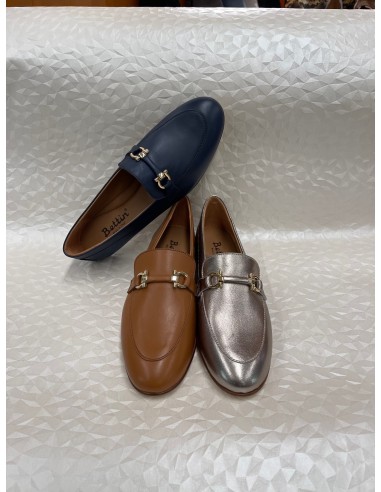 Mocassino Donna in Nappa con Morsetto Oro – Fondo Cuoio Antiscivolo – Bettin Calzature