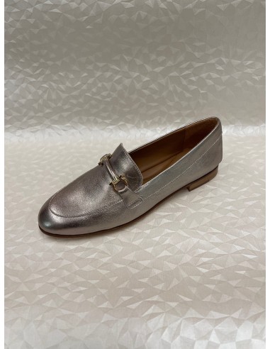 Mocassino Donna in Nappa con Morsetto Oro – Fondo Cuoio Antiscivolo – Bettin Calzature