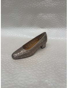 Décolleté Donna Traforata Laminato Alba – Tacco 5 cm – Bettin Calzature