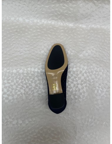 Décolleté Donna Traforata Camoscio Blu – Tacco 5 cm – Bettin Calzature