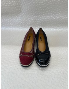 Ballerina elastico tessuto e pelle – Scarpe donna | Bettin