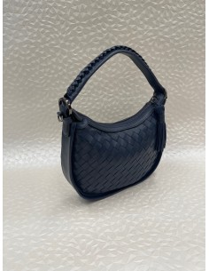 Borsa Donna Piccola in Nappa Intrecciata a Spalla con Tracolla Regolabile – Bettin Calzature