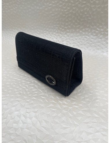 Borsa Donna da Cerimonia in Tessuto Glamour Nero con Strass – Bettin Calzature