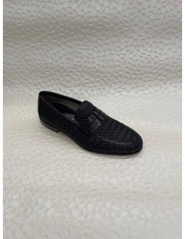 Mocassino Uomo Intrecciato Spina di Pesce in Pelle – Fondo Cuoio – Bettin Calzature