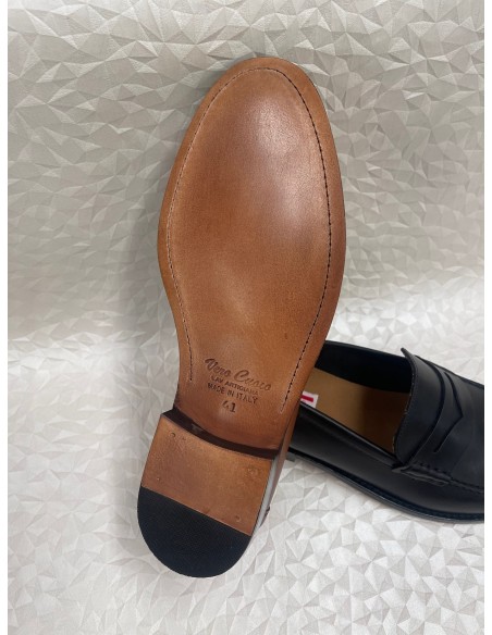 Mocassino Uomo Tubolare in Vitello – Cucito a Mano – Bettin Calzature