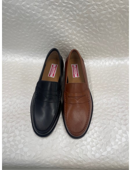 Mocassino Uomo Tubolare in Vitello – Cucito a Mano – Bettin Calzature