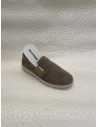 Slip-On Uomo Valleverde in Camoscio Beige – Fondo Gomma – Bettin Calzature