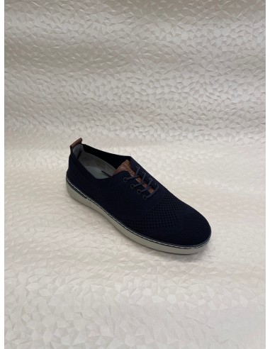 Scarpa Stringata Uomo Valleverde in Tessuto Elasticizzato Blu – Fondo Gomma – Bettin Calzature