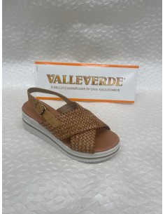Sandalo Donna Valleverde in Rafia Coloniale – Fondo Gomma Comfort – Bettin Calzature